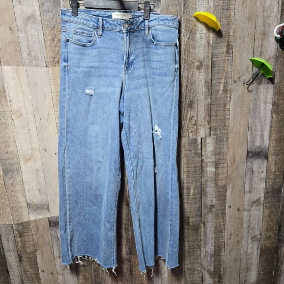 Hidden Nori High Rise Wide Leg Distressed Jeans - Picture 1 of 4